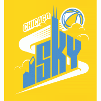 Chicago Sky 2006-Pres Alternate Logo Light Iron-on Stickers (Heat Transfers) 2