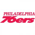 Philadelphia 76ers Script Logo  Light Iron-on Stickers (Heat Transfers)