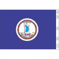 Virginia State Flag Light Iron On Stickers (Heat Transfers)