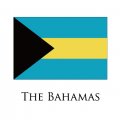 THE BAHAMAS Flags light iron ons