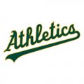 Oakland Athletics Script Logo  Light Iron-on Stickers (Heat Transfers) version 2