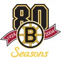 Boston Bruins Anniversary Logo  Light Iron-on Stickers (Heat Transfers)