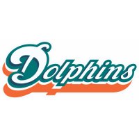 Miami Dolphins Script Logo  Light Iron-on Stickers (Heat Transfers) version 4