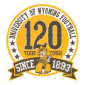 2013 Wyoming Cowboys Anniversary Logo Light Iron-on Stickers (Heat Transfers) Paper