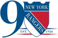 New York Rangers 2017 Anniversary Logo Light Iron-on Stickers (Heat Transfers) version 1