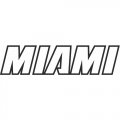 Miami Heat Script Logo  Light Iron-on Stickers (Heat Transfers) version 2