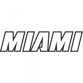 Miami Heat Script Logo  Light Iron-on Stickers (Heat Transfers) version 2