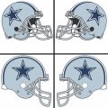 Dallas Cowboys Helmet Logo  Light Iron-on Stickers (Heat Transfers)