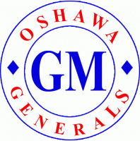 1949 50-1950 51 Oshawa Generals Primary Logo Light Iron-on Stickers (Heat Transfers)