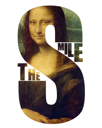 The Smile Mona Lisa light t shirt iron on transfer