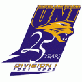 2006 Northern Iowa Panthers Anniversary Logo Light Iron-on Stickers (Heat Transfers)