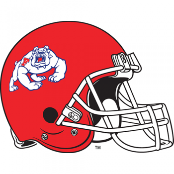 1992-2005 Fresno State Bulldogs Helmet Logo Iron On T shirt