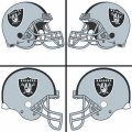 Oakland Raiders Helmet Logo  Light Iron-on Stickers (Heat Transfers)