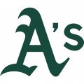 Oakland Athletics Script Logo  Light Iron-on Stickers (Heat Transfers)