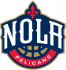 New Orleans Pelicans 2013 14-Pres Alternate Logo Light Iron-on Stickers (Heat Transfers)