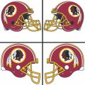 Washington Redskins Helmet Logo  Light Iron-on Stickers (Heat Transfers)