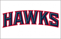 Atlanta Hawks Script Logo  Light Iron-on Stickers (Heat Transfers) version 1