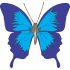 Butterfly Light Iron On Stickers (Heat Transfers) version 25