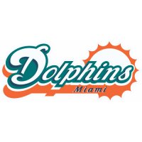 Miami Dolphins Script Logo  Light Iron-on Stickers (Heat Transfers) version 1