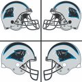 Carolina Panthers Helmet Logo  Light Iron-on Stickers (Heat Transfers)