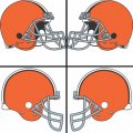 Cleveland Browns Helmet Logo  Light Iron-on Stickers (Heat Transfers)