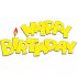 Happy Birthday Light Iron On Stickers (Heat Transfers) version 7