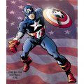 Captain America light-colored apparel iron on stickers 1