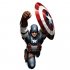 Captain America light-colored apparel iron on stickers 4