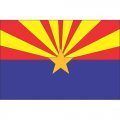 Arizona State Flag Light Iron On Stickers (Heat Transfers)