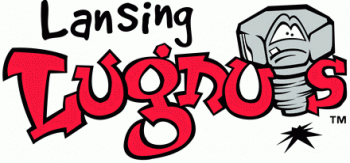 Lansing Lugnuts primary logo (1996-pres)Light Iron-on Stickers (Heat Transfers) 01