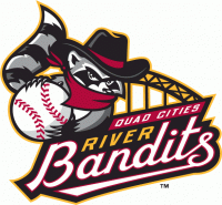 Quad Cities River Bandits primary logo (2008-pres)Light Iron-on Stickers (Heat Transfers) 01