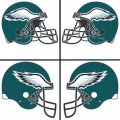 Philadelphia Eagles Helmet Logo  Light Iron-on Stickers (Heat Transfers)