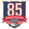 New York Rangers Anniversary Logo  Light Iron-on Stickers (Heat Transfers) version 2