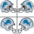 Detroit Lions Helmet Logo  Light Iron-on Stickers (Heat Transfers)