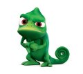 Rapunzel best friend Pascal the chameleon