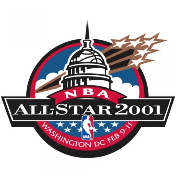 NBA All-Star Game Primary Logo  Light Iron-on Stickers (Heat Transfers)