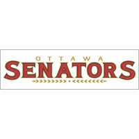 Ottawa Senators Script Logo  Light Iron-on Stickers (Heat Transfers) version 2