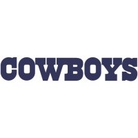 Dallas Cowboys Script Logo  Light Iron-on Stickers (Heat Transfers) version 1