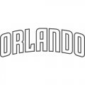 Orlando Magic Script Logo  Light Iron-on Stickers (Heat Transfers) version 2