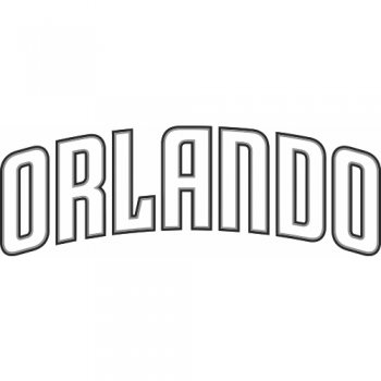 Orlando Magic Script Logo  Light Iron-on Stickers (Heat Transfers) version 2