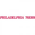 Philadelphia 76ers Script Logo  Light Iron-on Stickers (Heat Transfers)