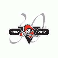 2011 12 Drummondville Voltigeurs Anniversary Logo Light Iron-on Stickers (Heat Transfers)