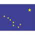 Alaska State Flag Light Iron On Stickers (Heat Transfers)