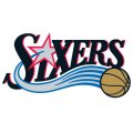 Philadelphia 76ers Script Logo  Light Iron-on Stickers (Heat Transfers)