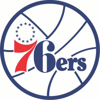 Philadelphia 76ers Primary Logo  Light Iron-on Stickers (Heat Transfers)