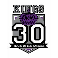 Los Angeles Kings Anniversary Logo  Light Iron-on Stickers (Heat Transfers)