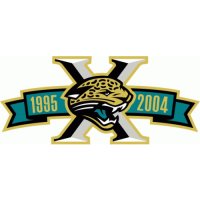 Jacksonville Jaguars Anniversary Logo  Light Iron-on Stickers (Heat Transfers)