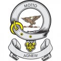 Agnew Clan Badge Light Iron On Stickers (Heat Transfers)