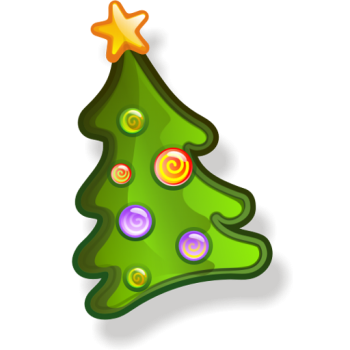 Personalized Christmas Trees Light Iron On Stickers (Heat Transfers) 1