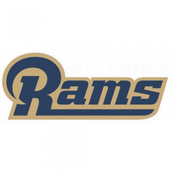 St. Louis Rams Script Logo  Light Iron-on Stickers (Heat Transfers) version 4